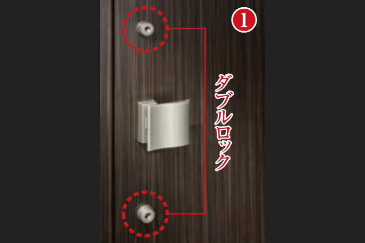グランドヒルズ恵比寿のダブルロック
